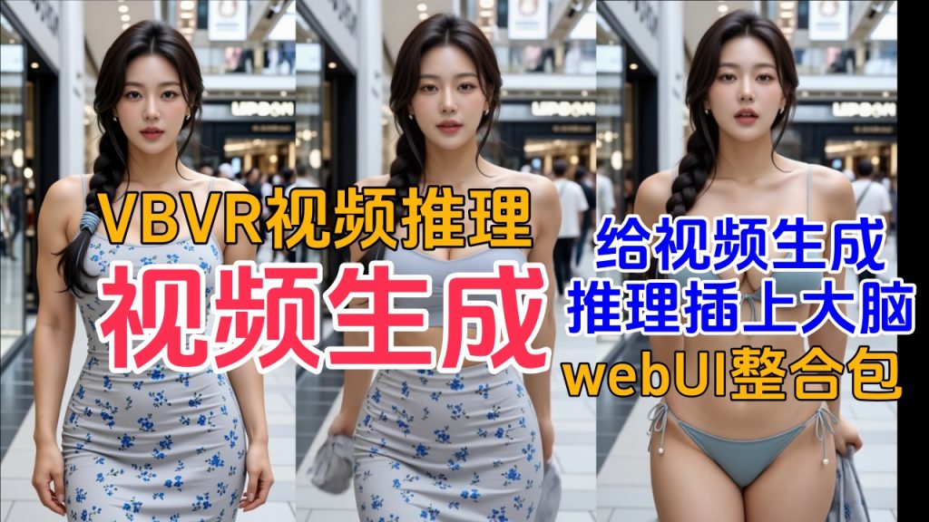 VBVR视频生成推理，给视频生成推理插上大脑，Wan2.2Remix webUI整合包-精品AI
