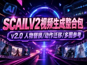 SCAILV2 人物替换/动作迁移/多图参考整合包-精品AI