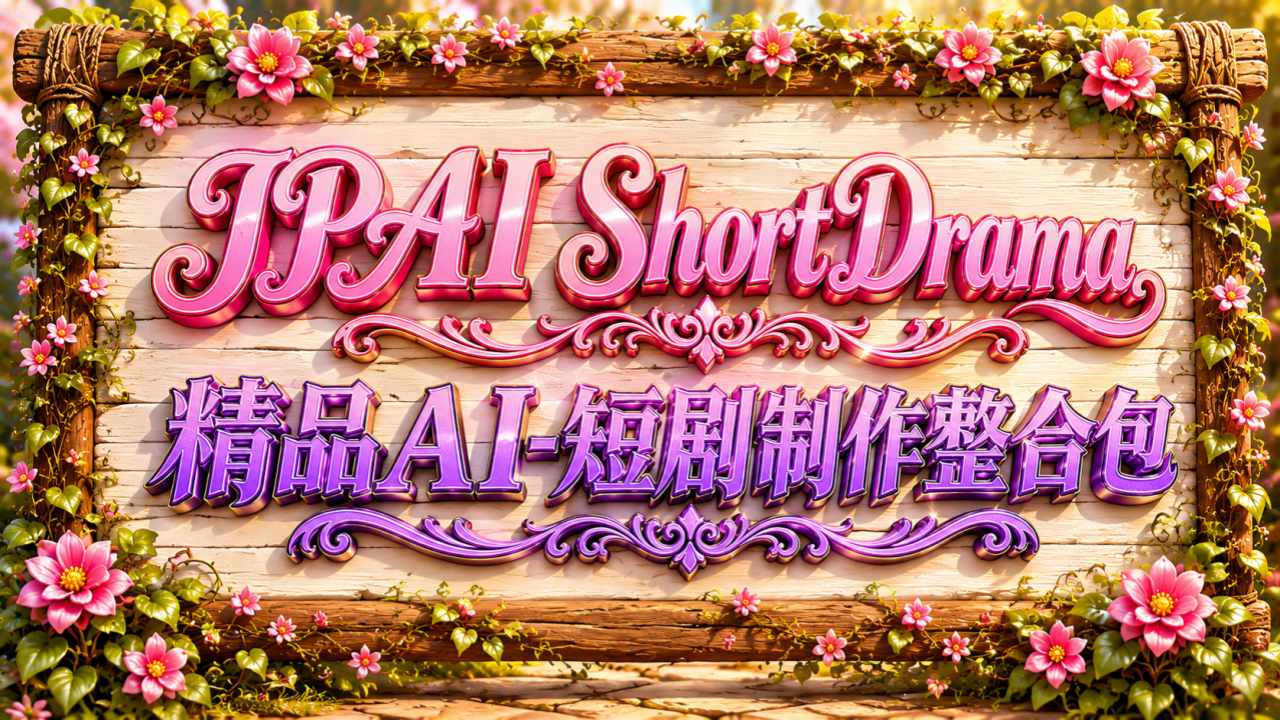 JPAI-ShortDrama-精品AI短剧制作整合包（含导演分镜）
