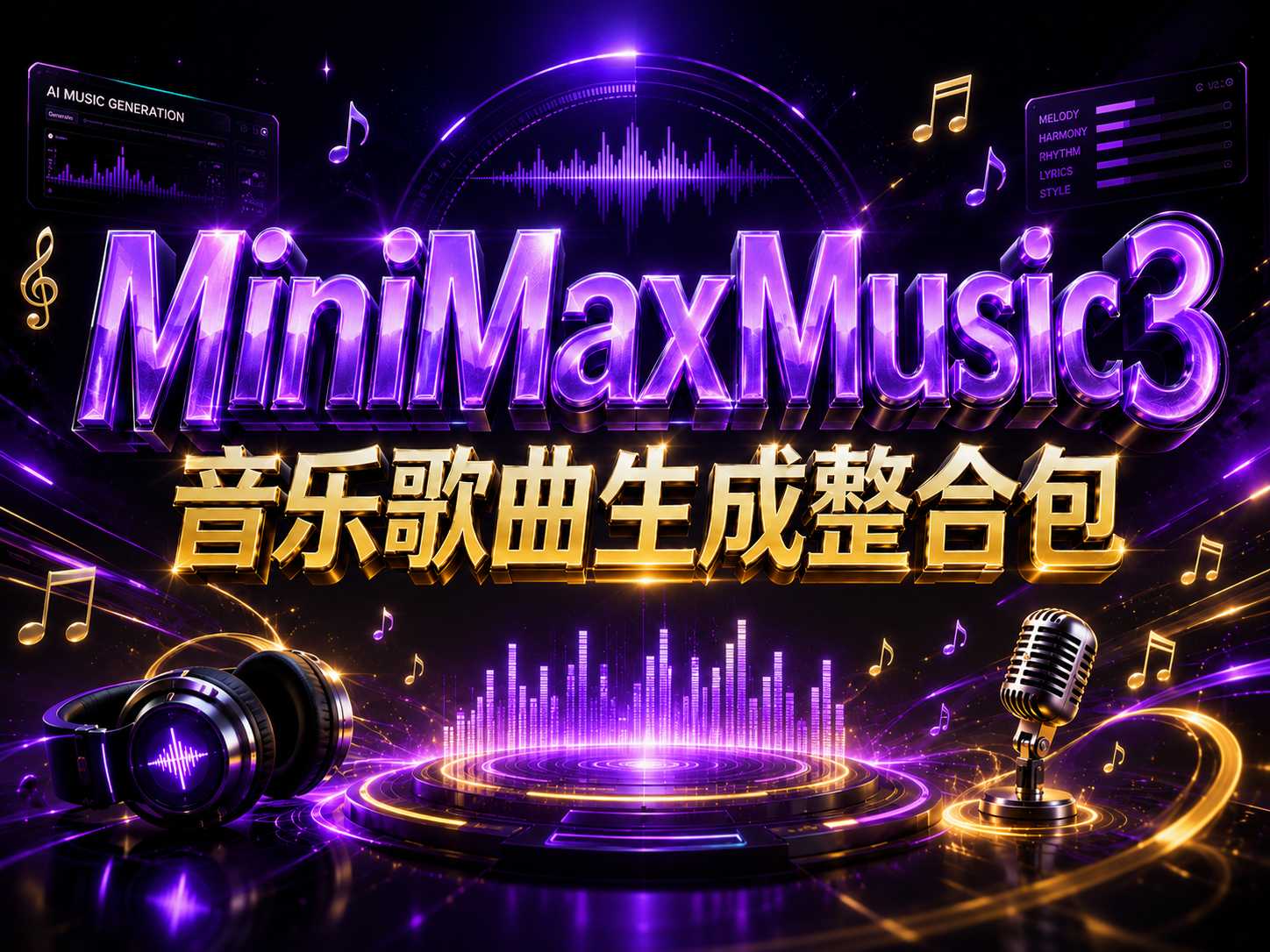 MiniMaxMusic3 音乐歌曲生成整合包